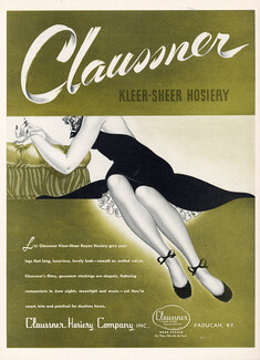 Claussner (Hosiery) 1944 Stockings, Major Felten