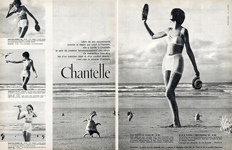 Chantelle (Lingerie) 1965 Photo Henri Glaeser