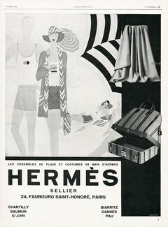 Hermès (Swimwear) 1929 Reynaldo Luza, Beachwear (L)