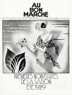 Au Bon Marché 1929 Nouveautés, Modes, Henri Mercier