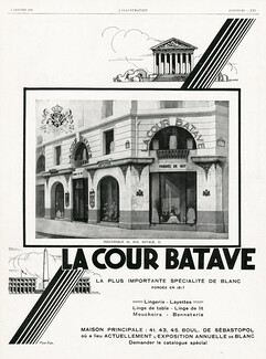 La Cour Batave 1929, 15 rue Royale, Illu M.Pecnard