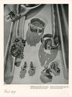Chaumet 1937 Bracelet, Clips, Photo Roger Schall