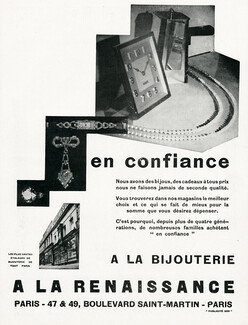 A La Renaissance - Ernest Lévi (Jewels) 1929