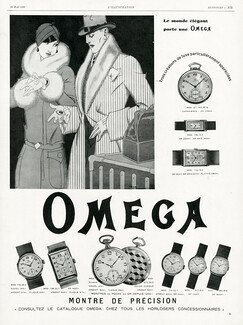 Omega 1928 René Vincent, Elegant Parisienne