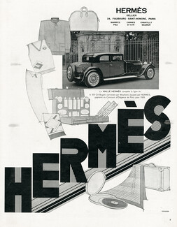 Hermès (Luggage) 1929 Toiletries Bag, Malle-Auto Bugatti, Weymann