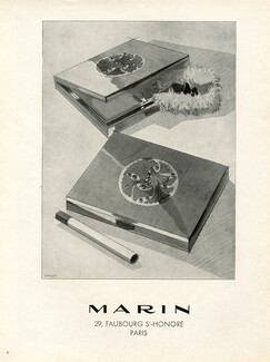 Marin (Silversmith) 1945 Cigarettes Box