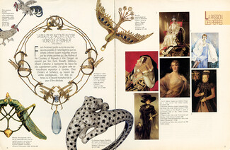 Lucien Gaillard, Cartier, Lalique, Masriera Hs (Jewels) 1986 8 illustrated pages "La Passion des Pierres", 8 pages