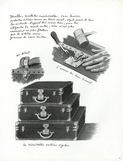 L'Avenue Montaigne 1987 Louis Vuitton, Pierre Le Tan, Text Flora Groult
