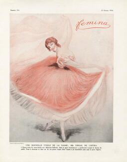 Henri Le Riche 1914 Mlle Urban, Ballet Dancer