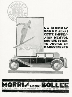 Morris-Léon-Bollée 1929 Ski, Art Deco