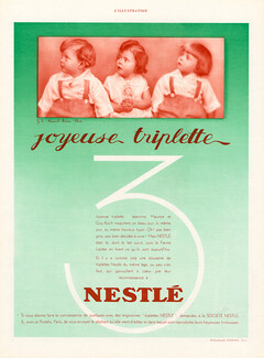 Nestlé 1930 Triplette, Photo Manuel Frères