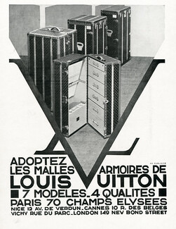 Louis Vuitton (Luggage) 1930 Malles Armoires