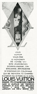 Louis Vuitton 1930 Exposition d'orfèvrerie, cristallerie, brosserie d'inspiration coloniale...