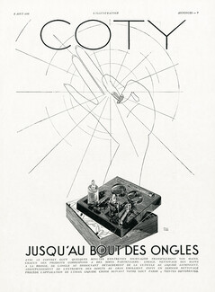 Coty (Cosmetics) 1930 Paul Iribe Nail Polish