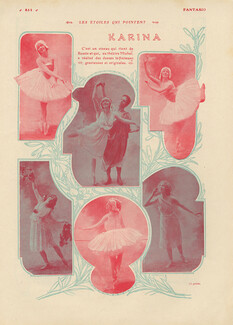 Karina (Russian Dancer) 1913 Théâtre Michel