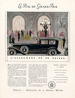 Cadillac 1929 Le Bal du Grand Prix, Opéra Garnier, André Edouard Marty