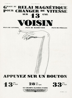Voisin (Cars) 1930 Appuyez sur un bouton