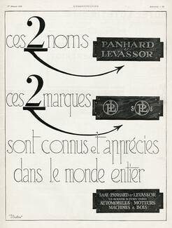 Panhard & Levassor 1922, 2 noms, 2 marques...