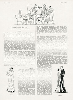 Terpsichore en 1926, 1926 - Léon Voguet One-step, Fox-trot, Charleston, Tango, Jazz band Jak, Text by Léandre Vaillat, 3 pages