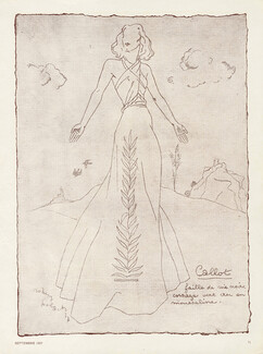 Callot Soeurs 1937 Robert Polack, back: Bruyère