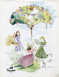 Lempereur 1951 Victoria Nat, Fashion Illustration, Children