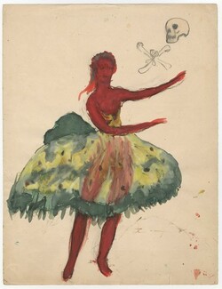 Pierre Roy 1910s, Original Costume Design, Ballerina