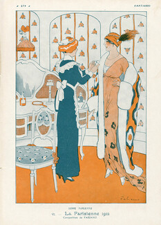 Fabiano 1912 ''La Parisienne 1912'' Maid Art Deco