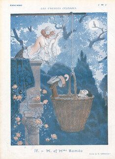 Henry Gerbault 1919 "Les Amours Célèbres" Roméo et Juliette, Romeo and Juliet