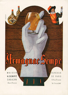 Sempé (Armagnac) 1947 Roger Adam, Musketeers
