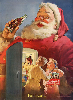 Coca-Cola 1950 Santa
