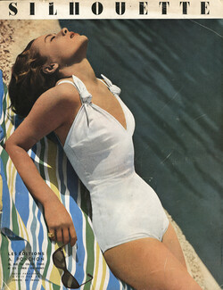 Schiaparelli 1949 Cover, Swimwear, Photo Guy Arsac