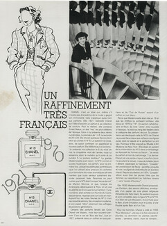 Chanel - Un Raffinement Très Français, 1978 - Perfumes and Cosmetics, Coco Chanel by Harvey Boyd, 4 pages