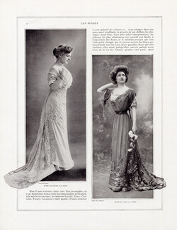 Beer 1908 Evening Dresses, Photos Henri Manuel, Reutlinger