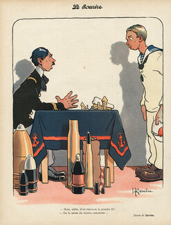 Henri Gervèse 1912 Sailor, Military, Captain Navy