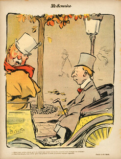Gus Bofa 1904 Coachman, Old Gentleman