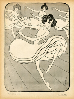 Auguste Roubille 1901 Ballet Dancer