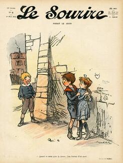 Francisque Poulbot 1912 Lovers, Children
