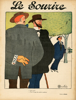 Charles Martin 1910 Le Snob, Elegant Man
