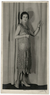 Emile Bechoff 1924 Original Fashion Photograph Rahma