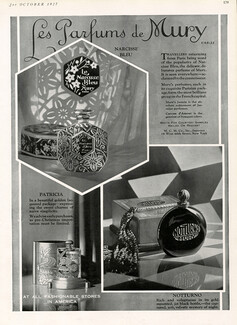 Mury (Perfumes) 1927 Narcisse bleu, Patricia, Notturno