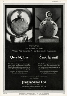 Worth (Perfumes) 1927 Dans La Nuit, Vers Le Jour, Paul Outerbridge
