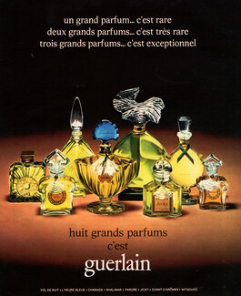 Guerlain (Perfumes) 1979 Shalimar, Jicky, Mitsouko... Ph. Daniel Hamot