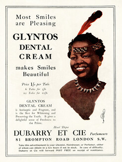 Dubarry & Cie (Toothpaste) 1916 Black African