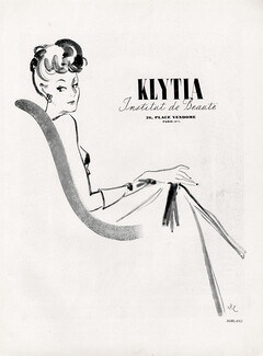 Klytia 1943 Institut de Beauté, 26 Place Vendôme