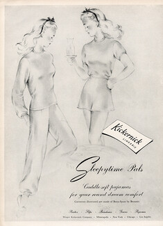 Kickernick (Underwear) 1945 Pajamas