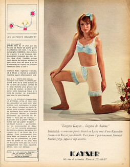 2004 KAYSER - original magazine print AD womens BRA briefs LINGERIE  brazilian 