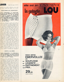 Lou 1963 "Gainette" Girdle, Brassiere