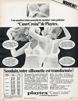 Playtex 1967 "coeur croisé" Brassiere