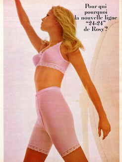 Rosy (Lingerie) 1969 Brassiere, Panty Girdle