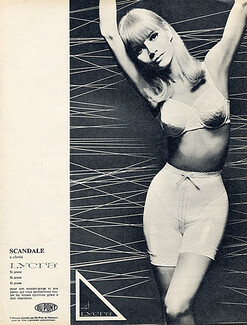 Maidenform 1970 Panty Girdles, Brassiere, P. de Maupeou & J.L.